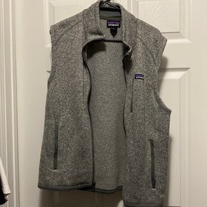 Grey Patagonia vest — Medium size.